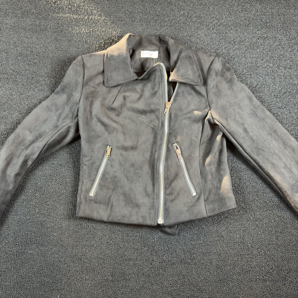 NWT Reverof‎ Women's Apollo Faux Suede Moto Jacket Size Small